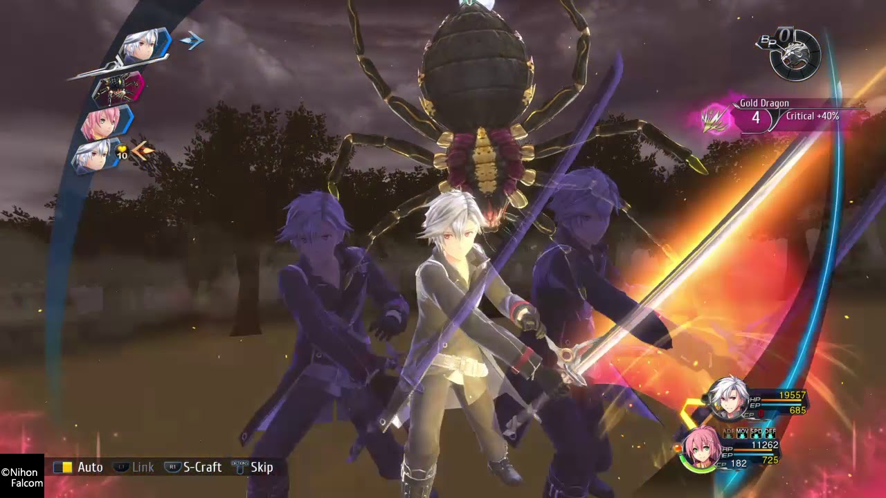 The Legend of Heroes: Trails of Cold Steel IV - Rean S-Craft: Ashen Slash Shredded Leaves