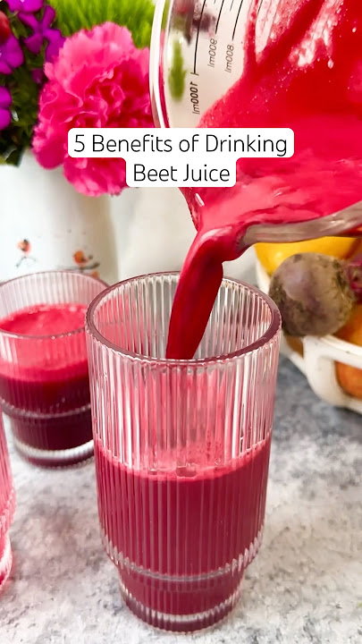 5 Benefits of Drinking Beet Juice! #shorts #beetjuice