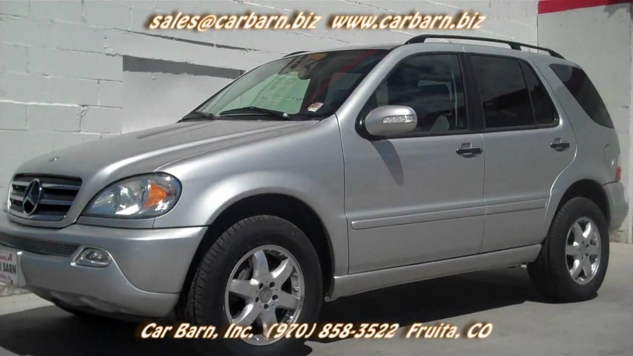 SOLD! - 2003 Mercedes Benz ML500 AWD at Car Barn in Fruita, CO near