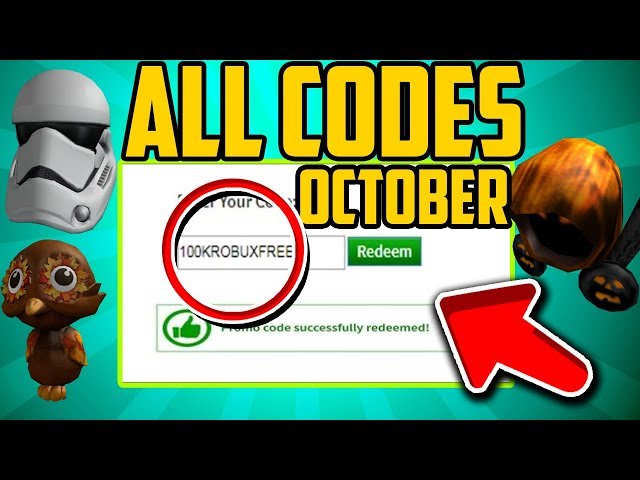 October All New Working Promo Codes In Roblox 2019 Halloween Roblox Promo Codes Not Expired Vtomb - all new roblox codes 2019