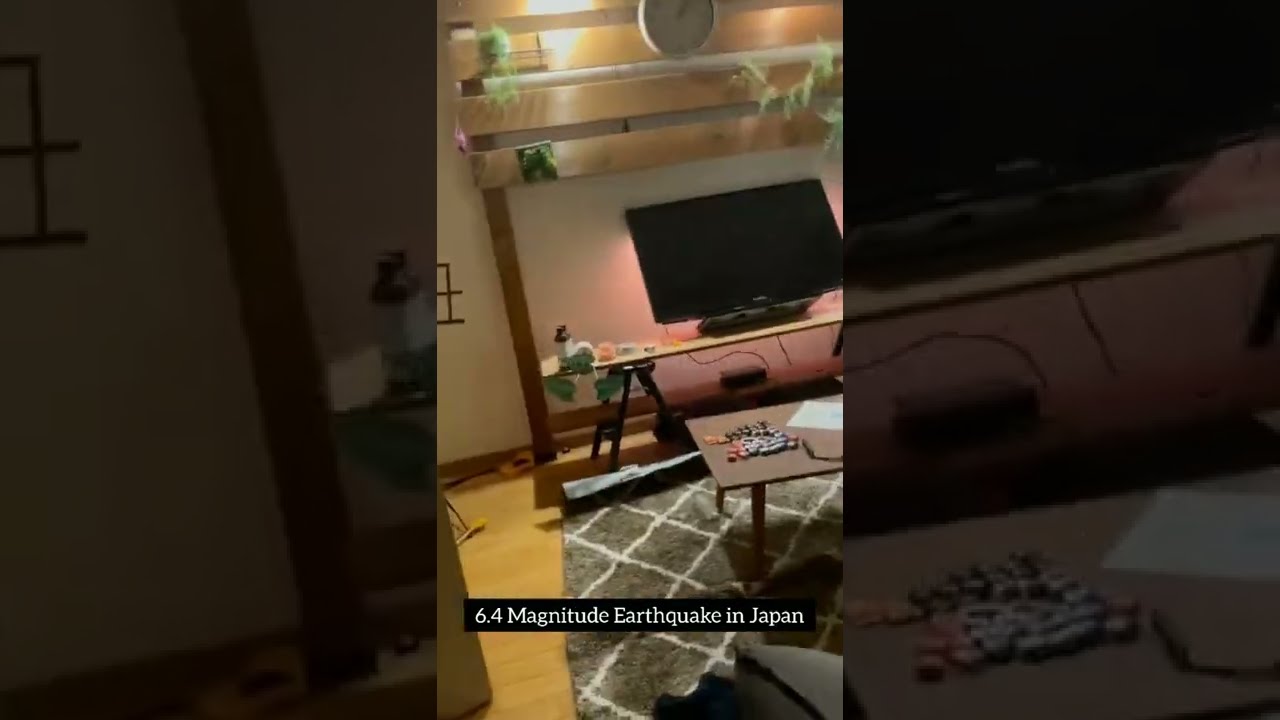 6 4 Magnitude Earthquake In Japan