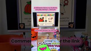 An easy Halloween game or morning meeting activity I love to play with my 2nd graders