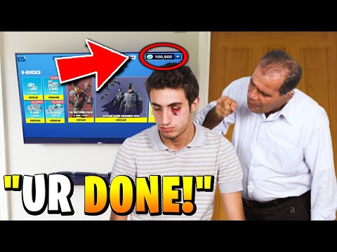 Dad PUNCHES kid after doing this… (fortnite)