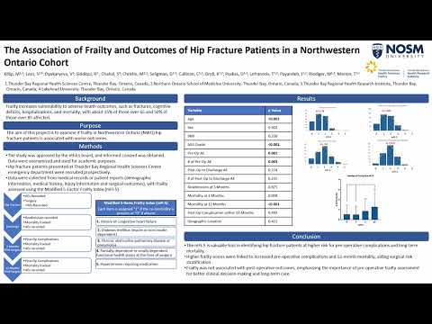 NHRC 2025 Theme 1 The Association Of Frailty And Outcomes Of Hip Fracture Patients KillipM 