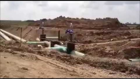 Piping burst during hydro test