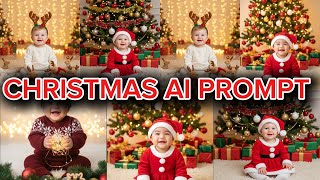 Baby prompt |Christmas AI prompt for babies 😚☃️🎄🧚🏼‍♀️#aiprompts  screenshot 2