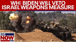 IsraelHamas war: Biden would veto Israel weapons mandate amid Rafah, WH says | LiveNOW from FOX