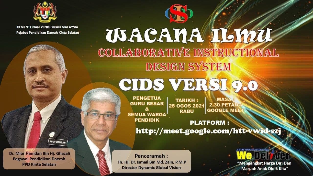 Penataran Pengenalan Version 9 0 Cids Anjuran Sektor Pembelajaran Ppd Kinta Selatan 2021 Youtube
