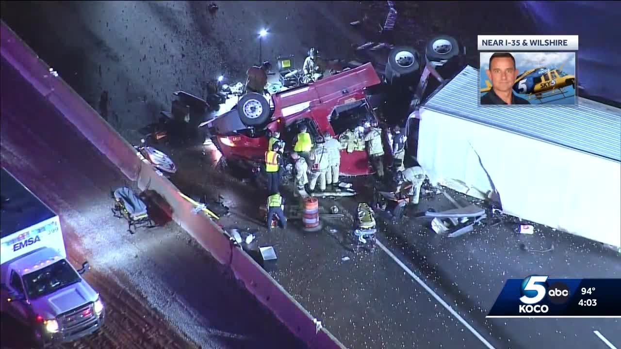 2 in critical condition after being pulled from semi rollover crash on ...
