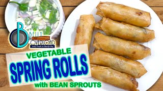 How to make Vegetable Spring Rolls with Togue | Basic Cooking Tutorial | Easy Recipe