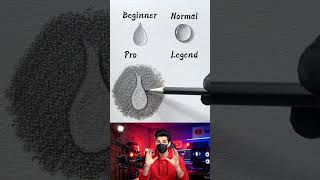 3D water drop drawing challenge #shortsfeed #reelchallenge #denzelwashington