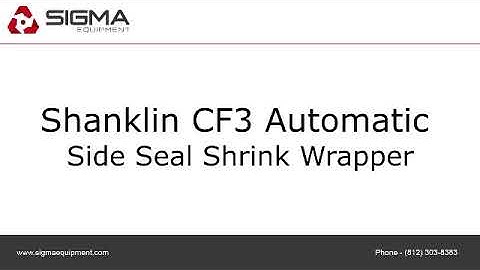 Shanklin CF3 Automatic Side Seal Shrink Wrapper
