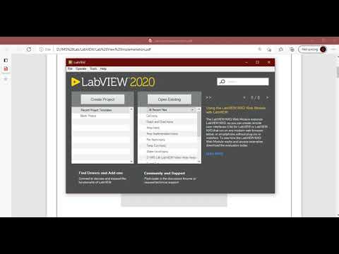 Demonstration of creating a calculator on LabVIEW by Hussain