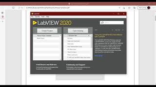Demonstration of creating a calculator on LabVIEW by Hussain