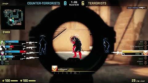 CS: GO - Competitive Mirage Epic SG 553 Moment [Demo Replay]