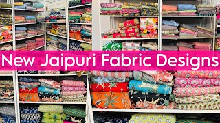 Jaipuri Print Cotton Fabric Collection | Hand Block Print, Sanganeri & Bagru Cotton Suit Material