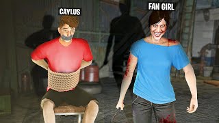 Caylus Gets CAPTURED by CRAZY FAN GIRL in GTA 5!
