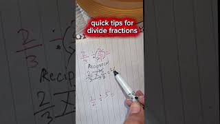 dividing fractions? do this instead #maths #mathstricks #shorts