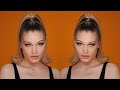 HOW TO DO A FLIPPED OUT PONYTAIL | HAIR TUTORIAL WITH OPTIONAL HAIR EXTENSIONS | JUSTINE MARJAN