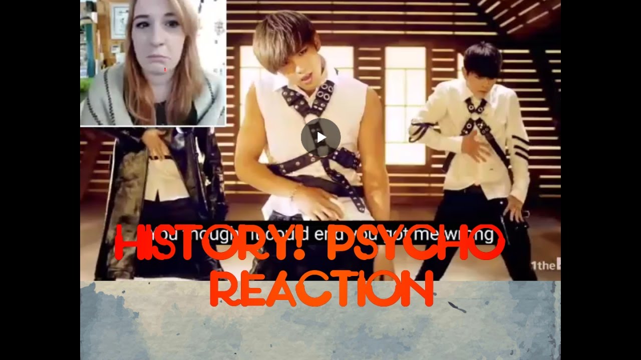 KPOP REACTION! HISTORY PSYCHO YouTube