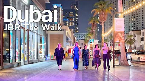Dubai 4K🇦🇪 Amazing JBR Dubai, The Walk Walking Tour