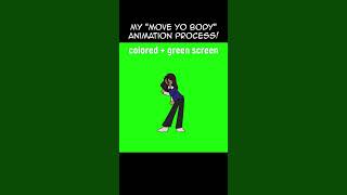 "MOVE YO BODY" animation process  #art #adobeanimatecc #animation #drawing #moveyobody #meme