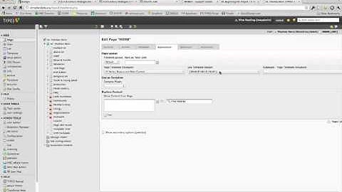 Fix TV-Framework Backend Template