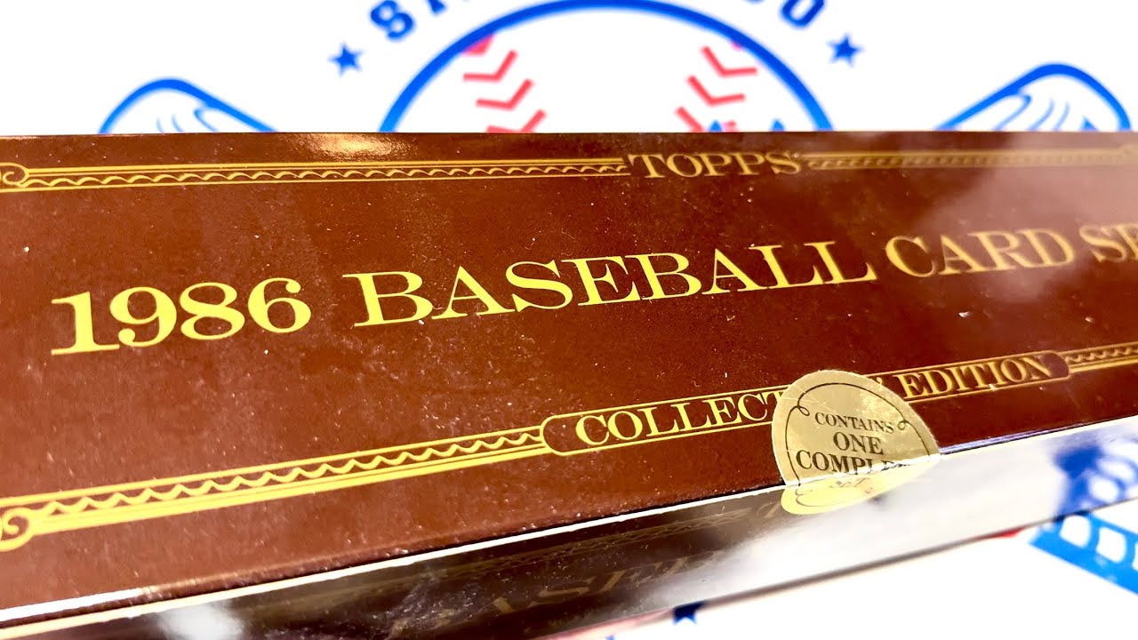 DUMB MOVE? CRACKING THE SEAL OF A 1986 TOPPS TIFFANY FACTORY SET