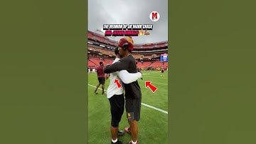 THE REUNION OF JA’MARR CHASE AND JAYDEN DANIELS!🔥💪🏾#JaMarrChase #JaydenDaniels #NFL #Bengals