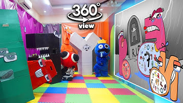 Rainbow Friends 360° - CINEMA HALL |Alphabet Lore But It