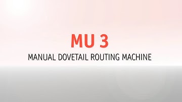 HOFFMANN MU 3 - Benchtop Dovetail Routing Machine