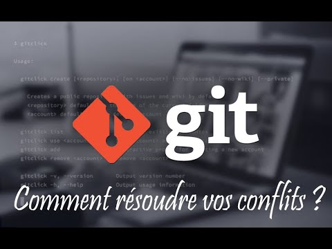 Git merge with conflit