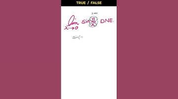 Limit of Trigonometric functions at infinity | Calculus