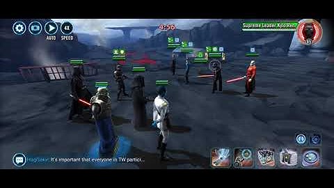 SLKR, Malak, Hoda, Hux & FOO Counter w/ EPalp Lead & Vader... #VaderRework #SWGOH #SLKRcounter