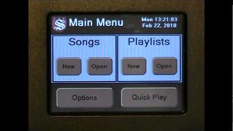 Pro-Filer MIDI Sequencer Main Menu - QuickPlay