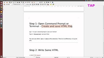 HTML Editors in 3 Simple Steps (in Ubuntu)