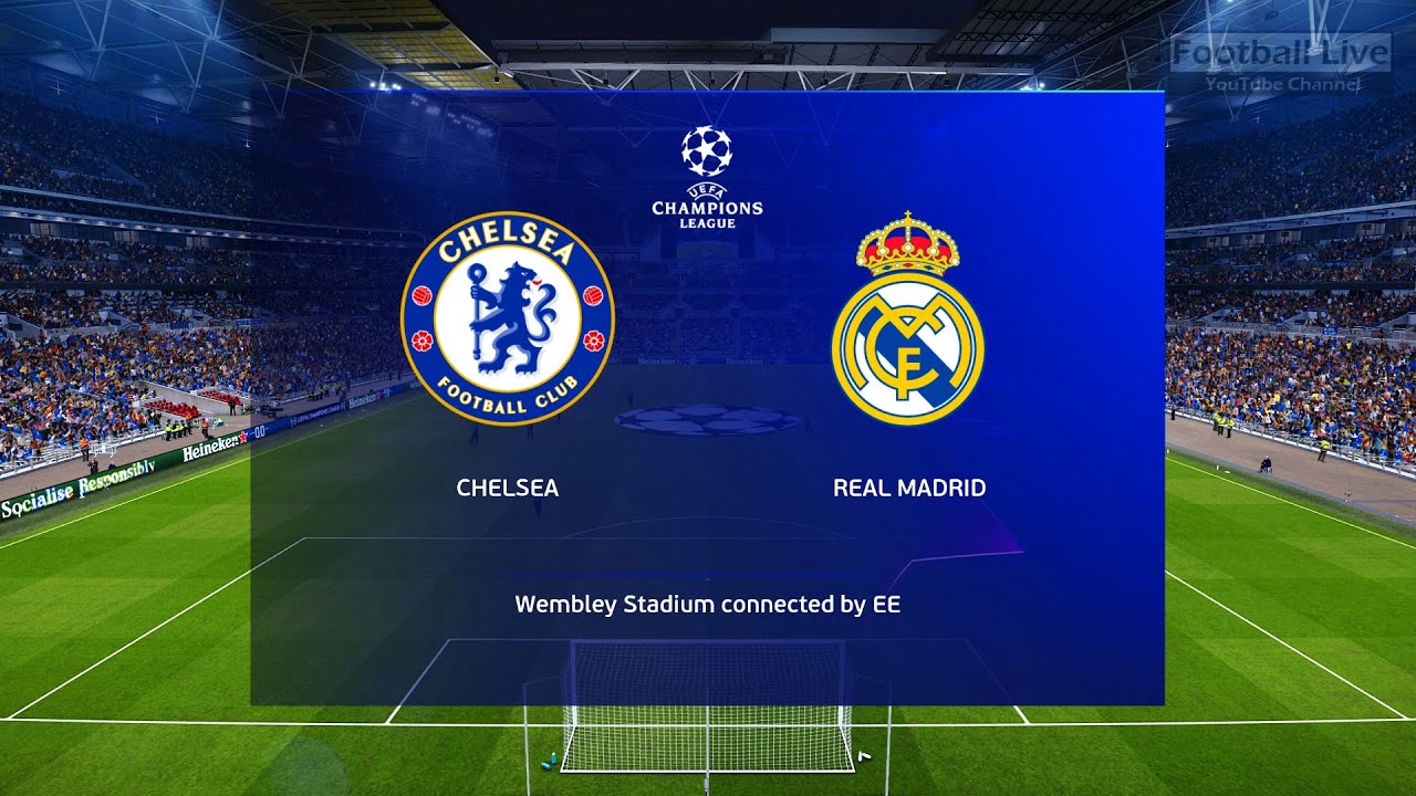 CHELSEA vs REAL MADRID UEFA Champions League 2022 Full Match Football Live PES