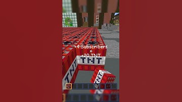 Placing 5 Tnt for Every Sub - Day 7 #minecraft #shorts #hypixel #skyblock #gaming