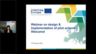 Webinar on pilot actions