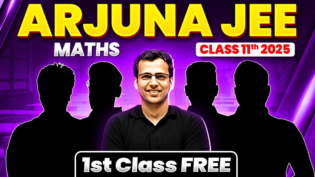 1st Class of Maths by Tarun Khandelwal Sir  Arjuna JEE Batch 