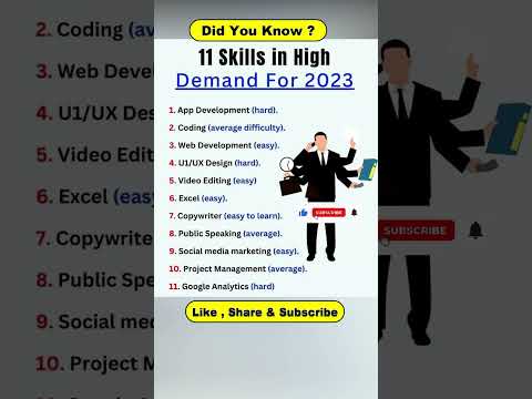 11 Skills in High Demand For 2023 #shortvideo #shorts #techbulls