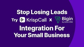Bigin & KrispCall Integration: CRM Telephony Made Easy! (Tutorial)
