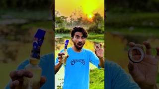 No Cap? No Problem! SURVIVAL Bottle Hack 🍾 💦 #survival #bushcraft #outdoors #forest #shorts