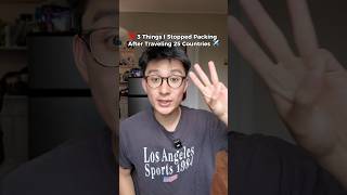 Things I Stopped Packing After Visiting 25 Countries