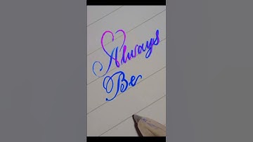 #always be happy #shorts #handwriting