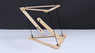 How To Make an Anti Gravity Structure With Popsicle Sticks / Creative Ideas for DIY Popsicle Sticks