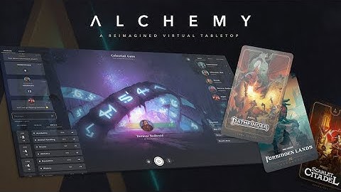Now on Kickstarter: Alchemy Rpg: A Reimagined Virtual Tabletop