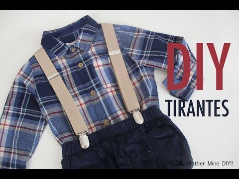 DIY Cómo hacer tirantes para niños