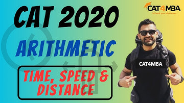 CAT 2020 | Quant | Time, Speed, Distance & PCG | CAT4MBA