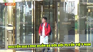 Tiền vệ Nguyễn Hai Long chia tay đội tuyển Việt Nam, một mình vào TP.HCM chữa trị chấn thương